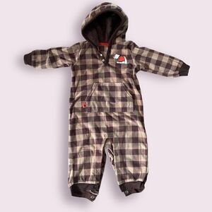 Just One You made by Carters Brown Polar Bear Snapsuit